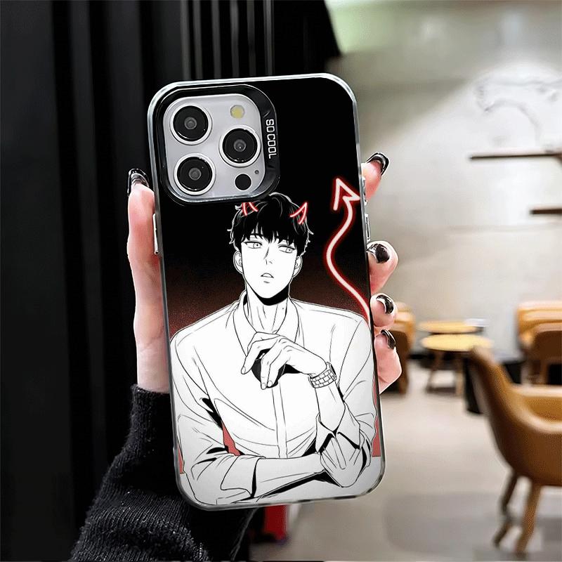 B-J A-Alex Anime Soft Phone Case for iPhone 15 16 17 Pro Max 17Air 16E 14 Plus 13 12 Mini Shockproof Cover Back Shell