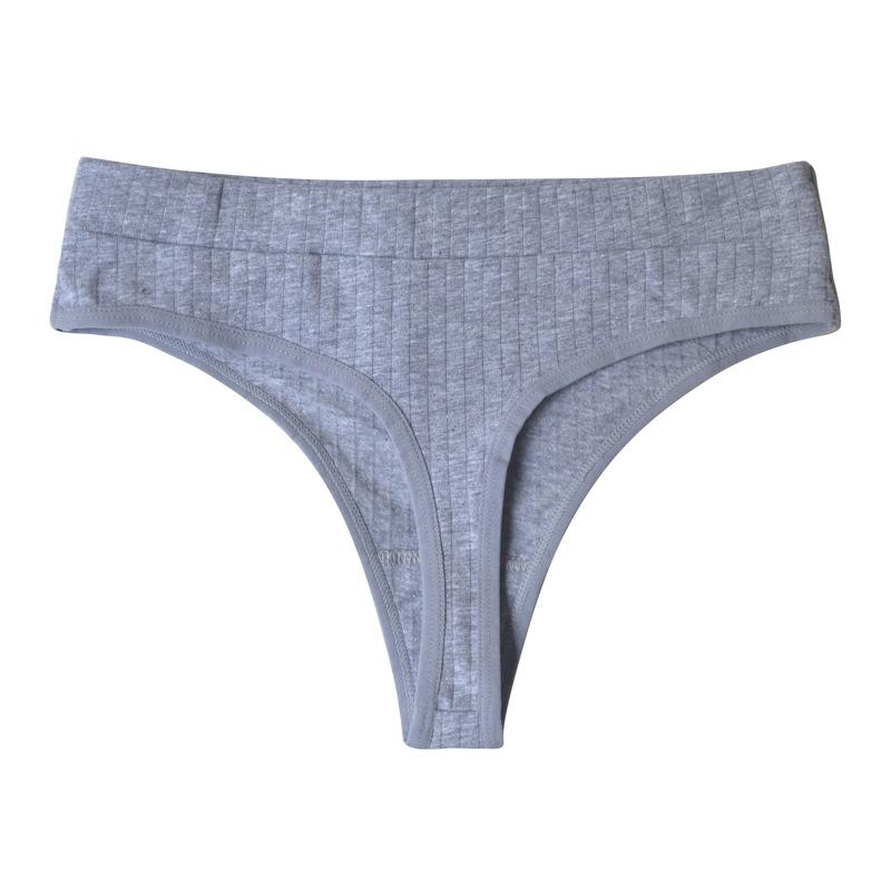 Kadın Pamuklu Tanga Düşük Bel Kadın Spor Bikini Külotu Elastik Rahat İç Çamaşırı Kadın Külot İç Çamaşırı M-XL