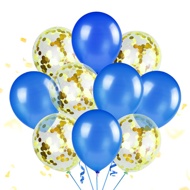 Decorative Latex Confetti Balloons Set for Birthdays and Weddings
