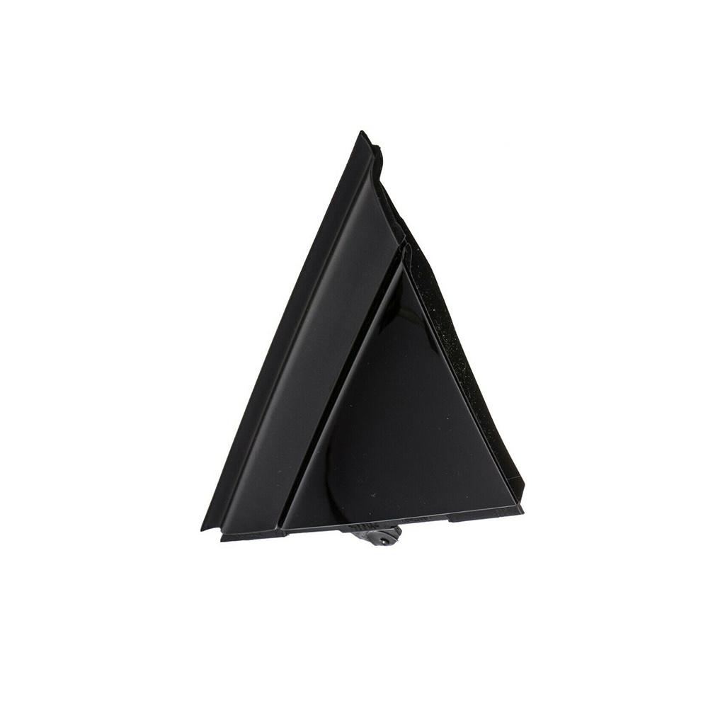 For FIAT 500 12-17 LEFT DOOR MIRROR FLAG COVER MOLDING GLOSS BLACK