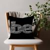 Motivational Quotes Black Minimalist Pillow Cover Sofa Cushion Cover Home Room Decoration Children Gift