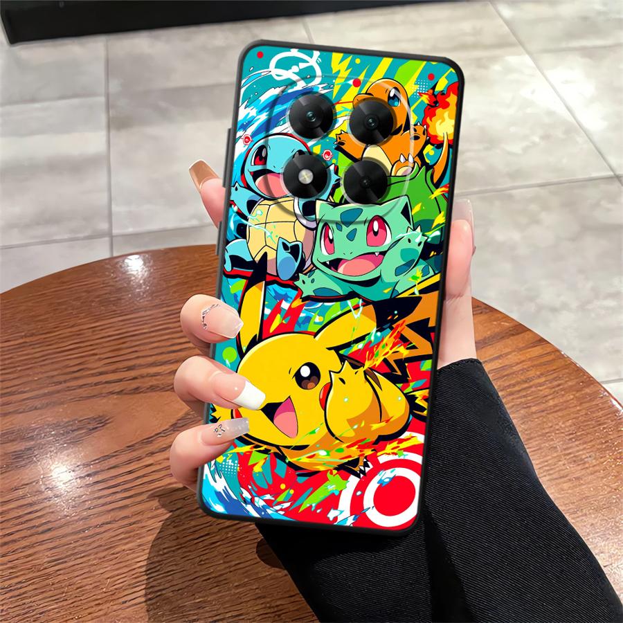 Cartoon Hot Pokemon Funda Phone Cover Case for Xiaomi Redmi Note 13 Pro Plus 10S 9S 11s 12s 7 8 14 11 10 9 12 Pro