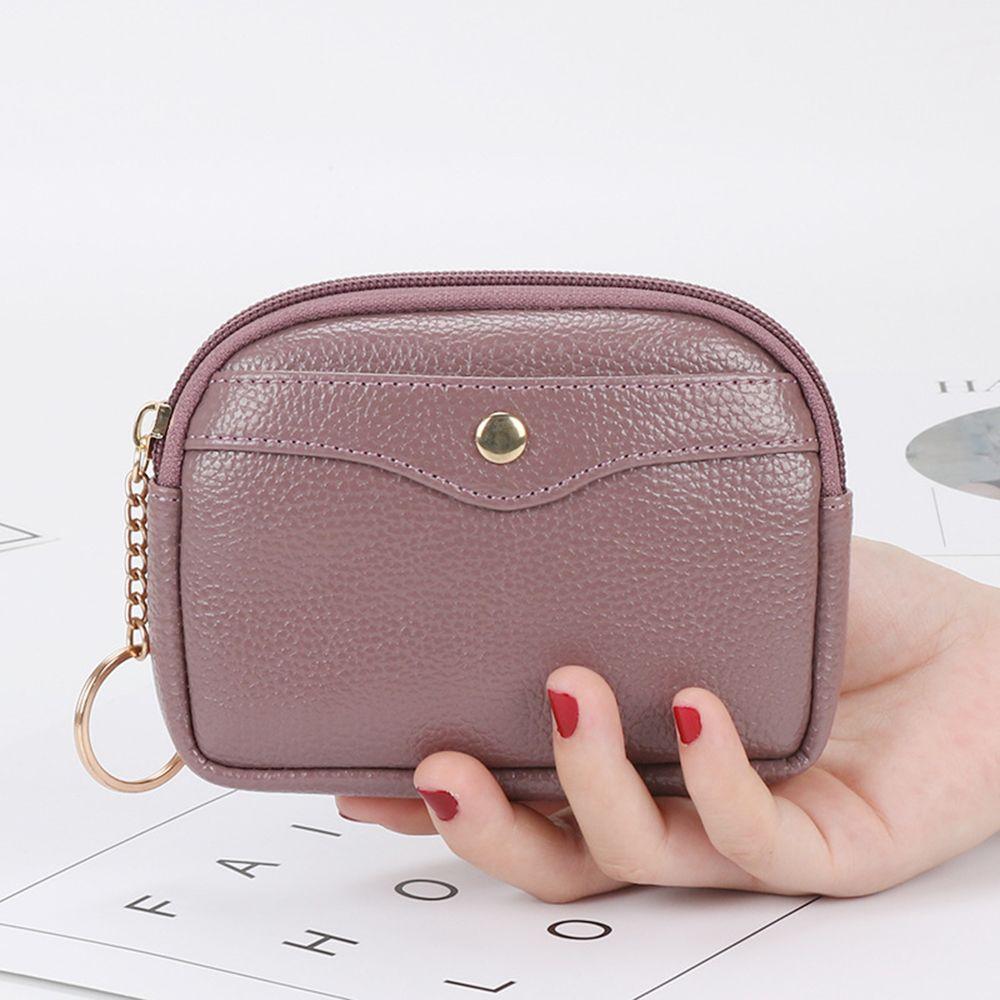 

Multi-functional with Key Ring Women Clutch Card Holder Wallet Money Bag Mini Coin Purse Keychain