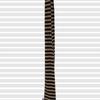 minmin Stripe Muffler (Black Beige)