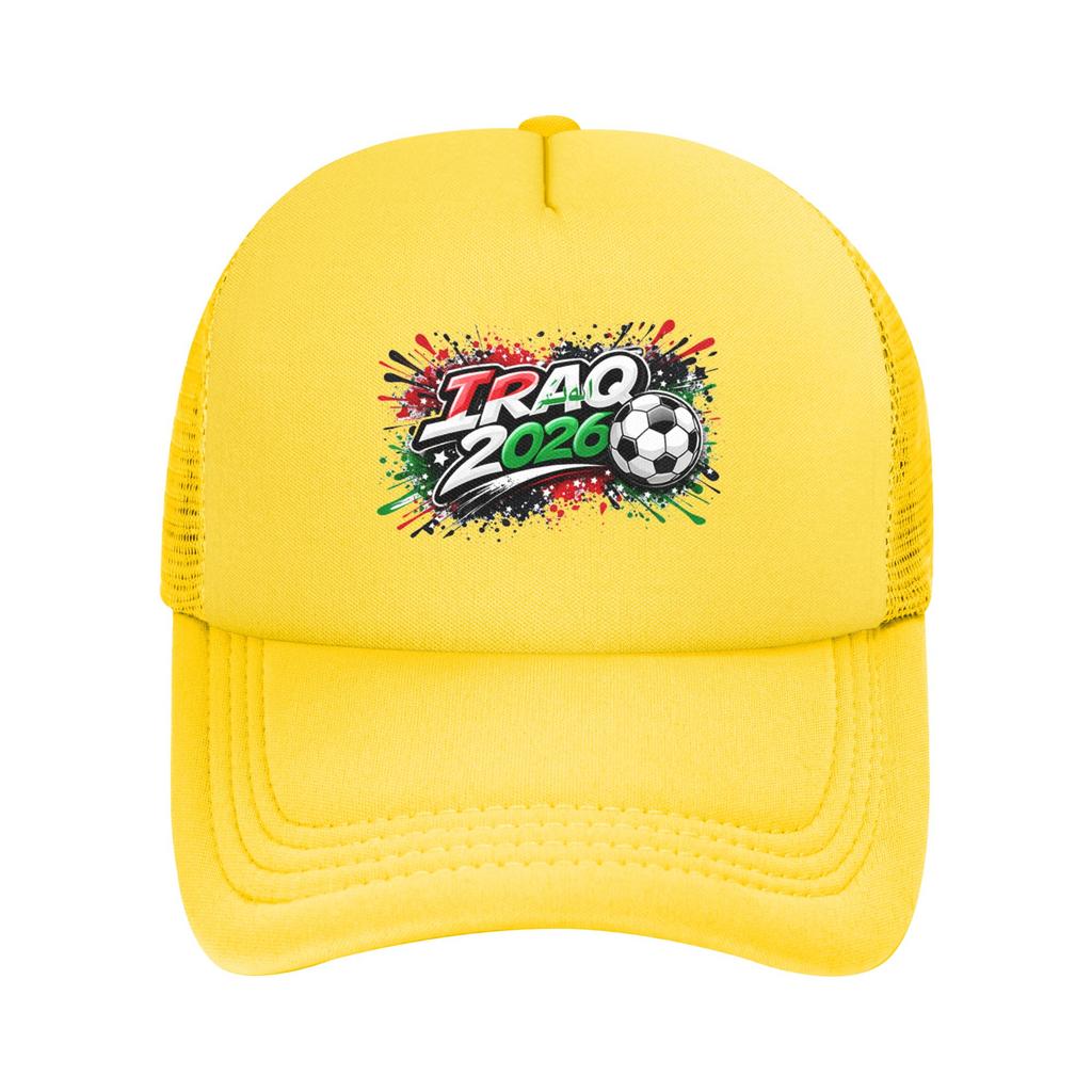 Iraq Flag Iraqi Soccer Football Casquette  Unisexs Womens Outdoor Hats  Adjustable Sun Cap New Baseball Caps