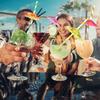 50x Cocktail Umbrella Straws Tropical Hawaiian Pool Party Drink Decoration Straw