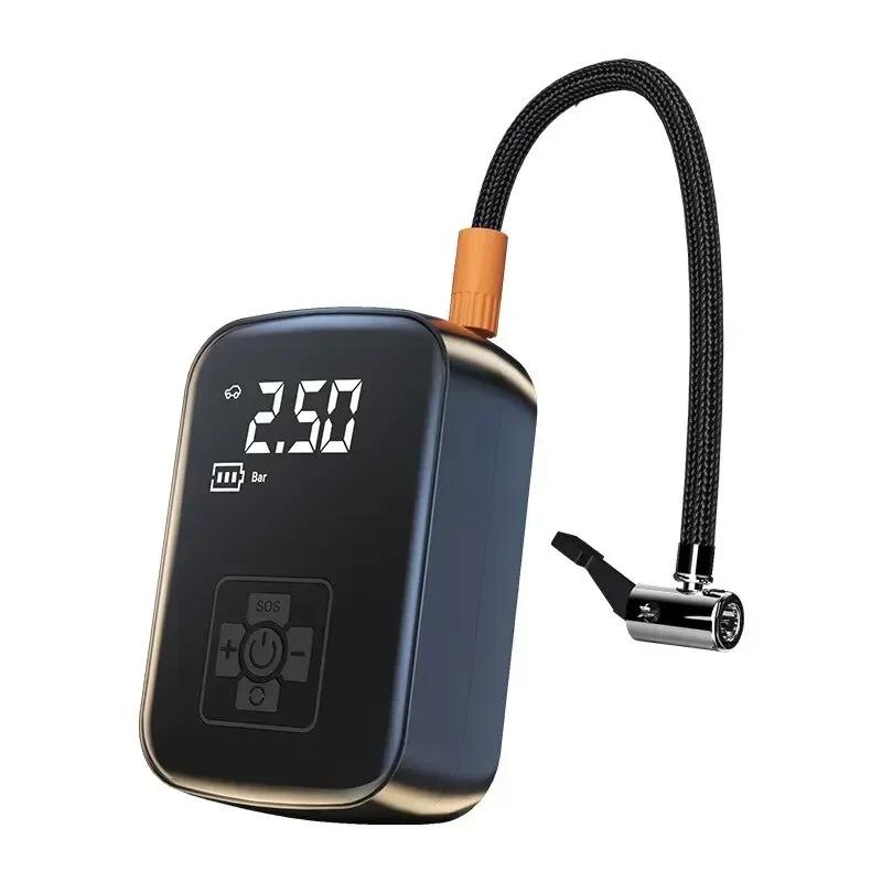 Wireless Electric Air Compressor – Portable Tire Inflator Pump for Cars, Motorcycles, Bicycles, Boats & Balls (Auto Air Pump)