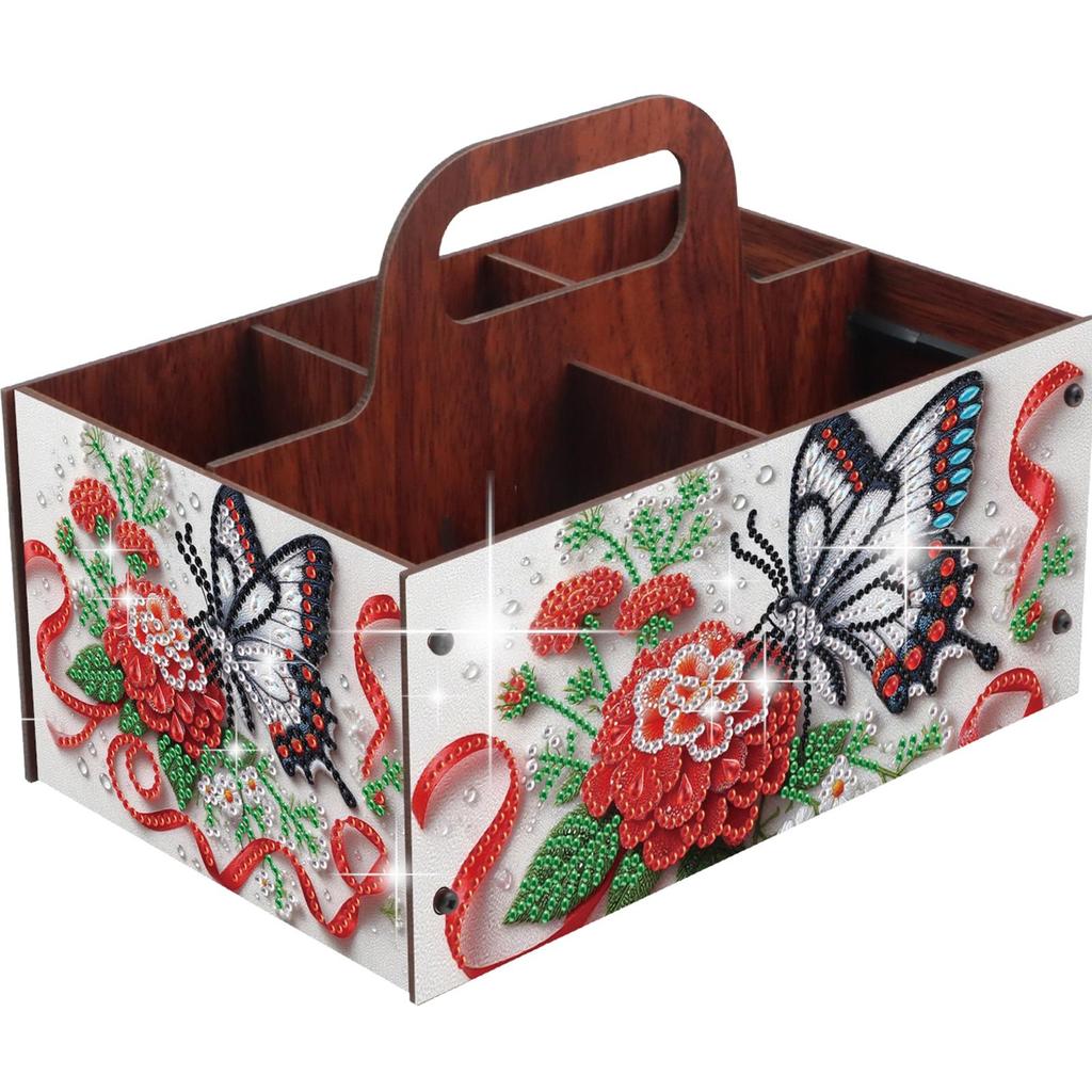 DIY Diamond Painting Storage Box Diamond Painting Kit Diamond Art Painting Storage Box Kit Desktop Art Decoration Gift