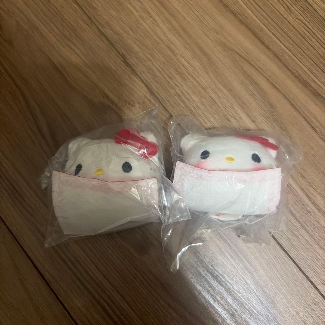 Mascot stuffed animal meat bun style Hello Kitty