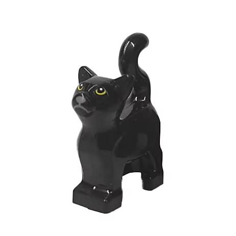 MOC Animals Building Block Goat Sheep Parrot Otter Cow Dog Pet Cat Panda Leopard Tiger Pig Zoo Deer Bear Eagle Bricks Toys Gift