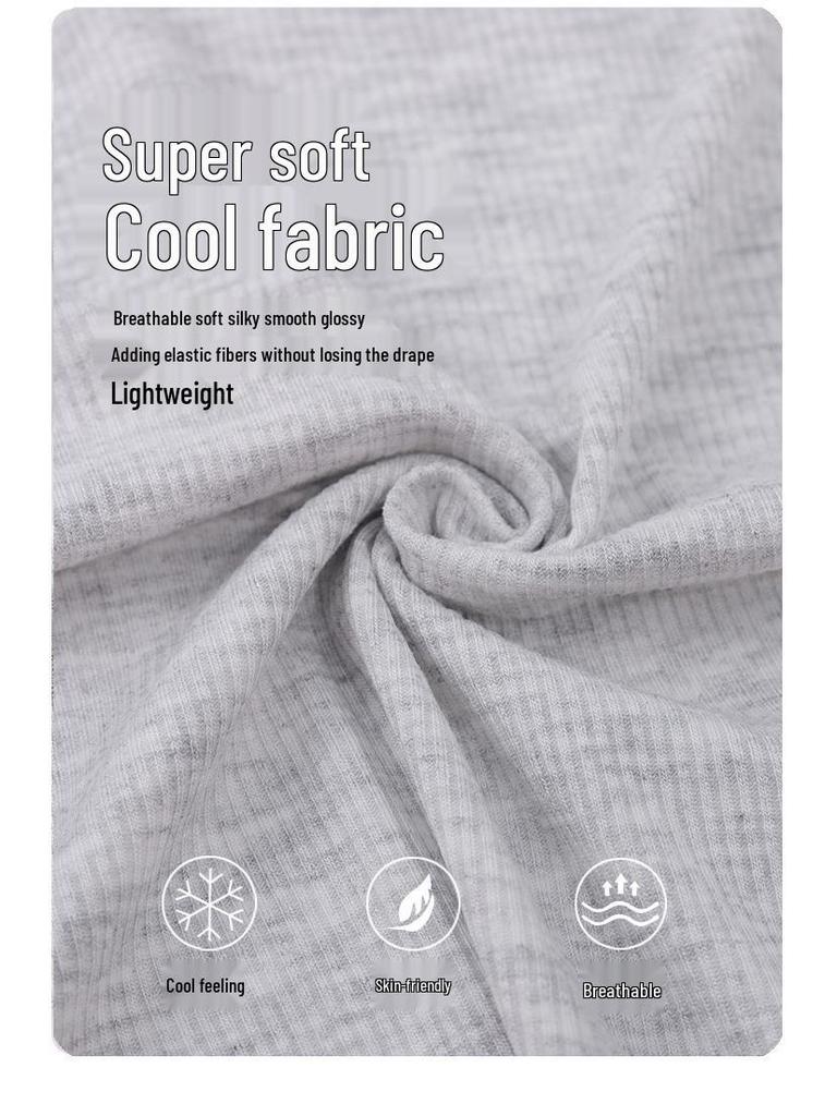 Xia Modal Maternity Pajamas: Adjustable Breastfeeding Sleepwear for Pregnancy and Postpartum