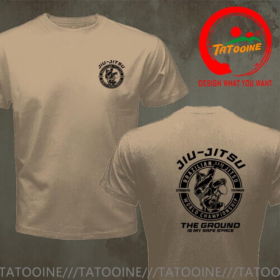 Funny Design Brazilian Jiujitsu Bjj Karate Back Shirt Unisex Fashion Trendy Casual Clothing Stylish Tops Tee Shirt Leisure Tshirt