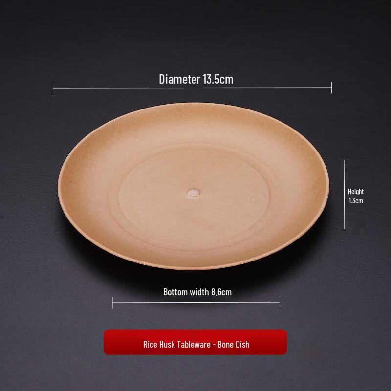 Disposable Rice Husk Tableware Set