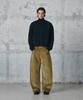 GLW Velvet Corduroy Curved Pants Beige