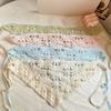 Pastoral Style Triangle Turban French Hollow Out Hair Band Retro Women Hair Scarf  Summer