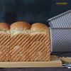 CHEFMADE Kastenform, Hitzleitfähige Kastenform mit Deckel, Wellenförmige Brotbackform, Antihaftbeschichtete Brotbackform