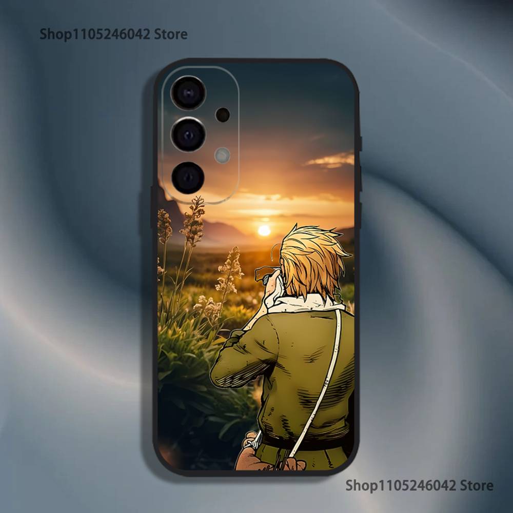 V-Vinland S-Sagas Manga Phone Case For Samsung S25,S24,S21,S22,S23,S30,Ultra,S20,Plus,Fe,Lite,5G Black Cover
