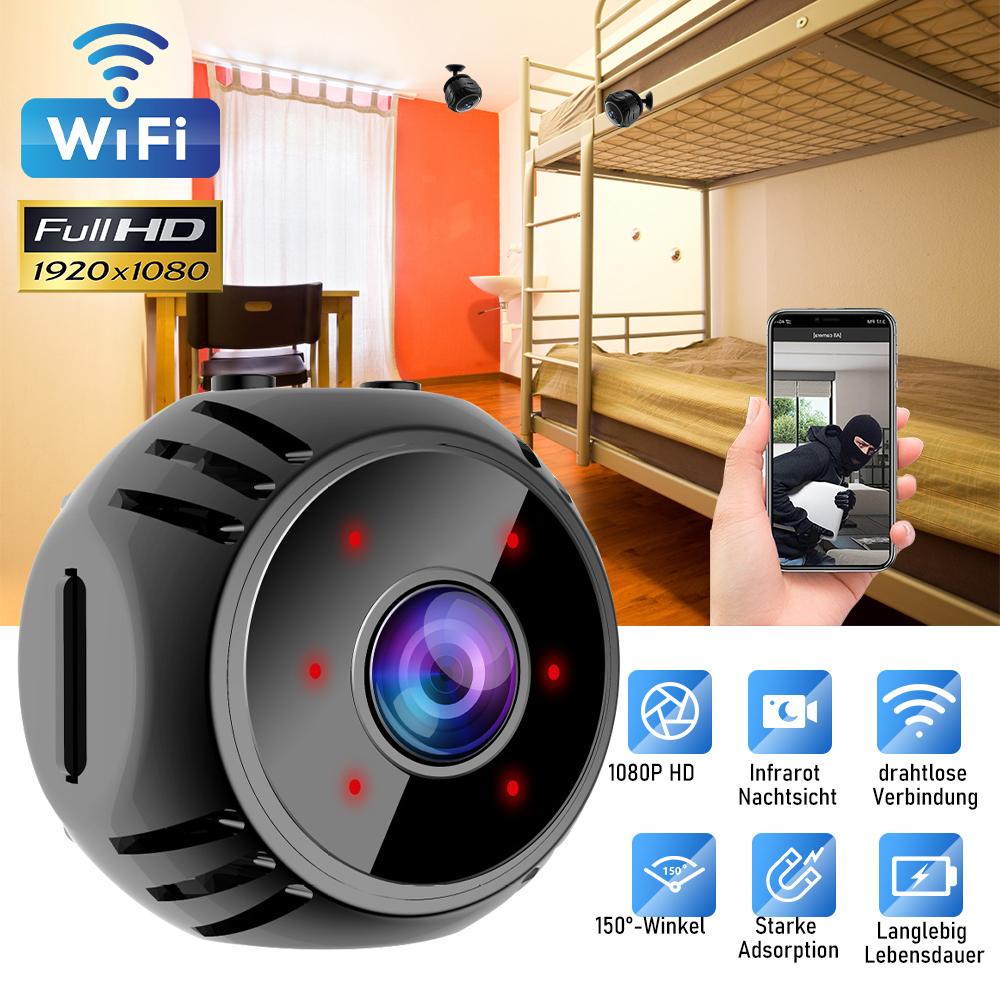 Mini Camera WiFi HD 1080P IP Night Vision Audio Video Camcorder Home Baby Monitor Indoor Safety Security Smart Surveillance