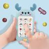 Kids Learning Phone Toy Educational Music Story Bilingual Development with Interactive Light-Up Buttons