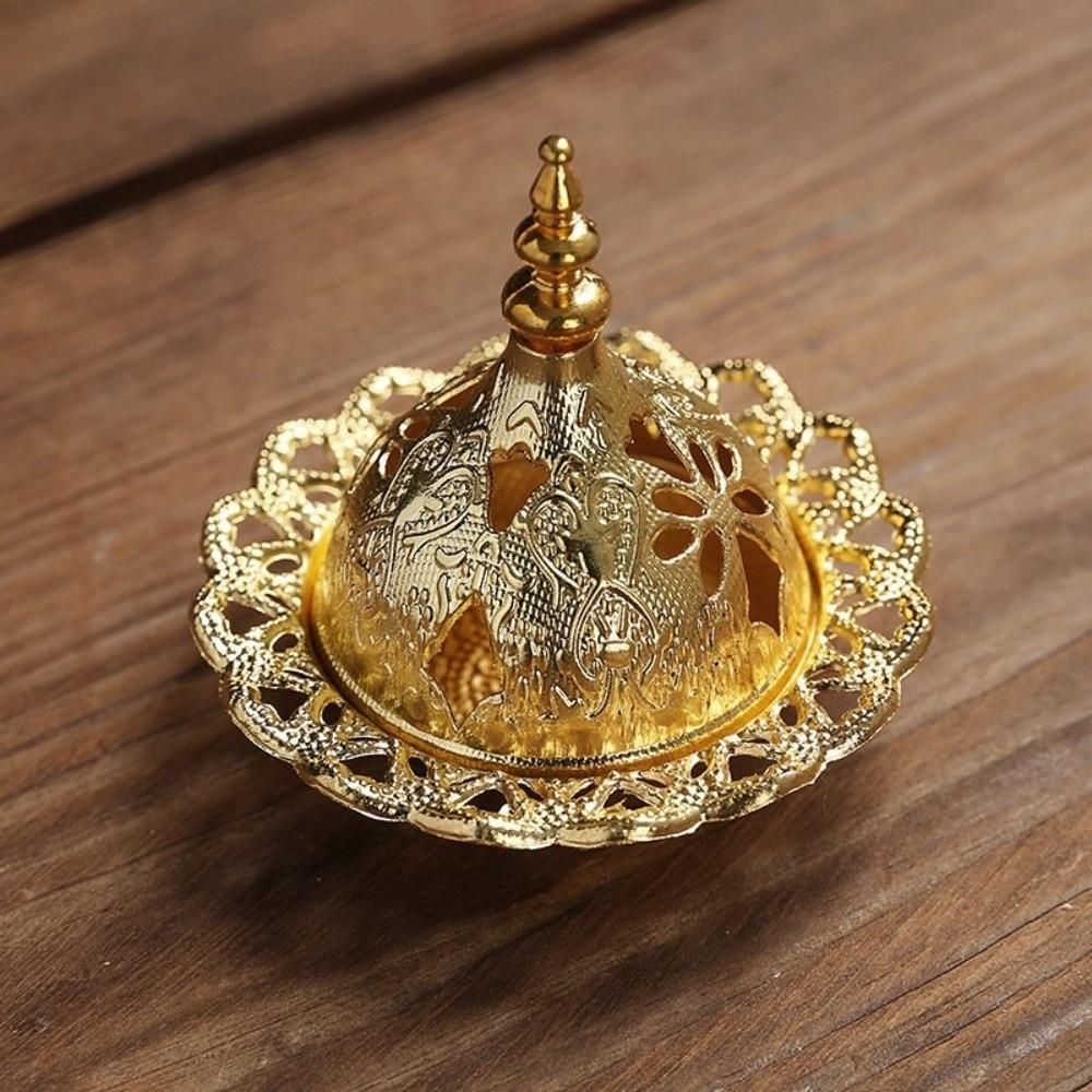 Retro Mini Censer Holder Zinc Zinc Alloy Aromatherapy Burner Portable Incense Stick Burner  Living Room