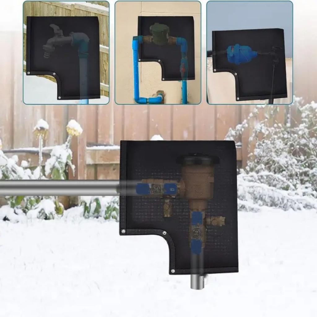 Outdoor Faucet Cover for Winter Freeze Protective Anti Frozen Thickened Insulated Water Proof Outside Faucet Cover Sock