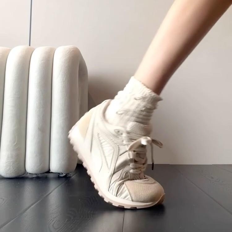 Cowhide version~ thick-soled inner height-increasing leather women's spring 2025 new Forrest Gump versatile casual sports moral training shoes