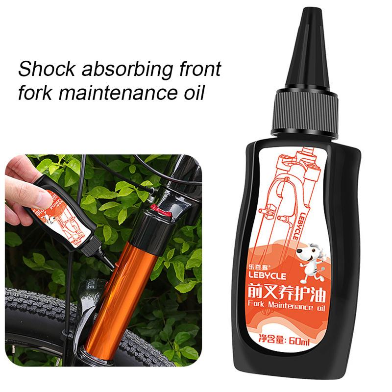 5-1PCS Mountain Bike Front Fork Shock Absorber Oil 60ml Corrosion Resistance Front And Rear Shock Absorber Oil Lubricating Oil