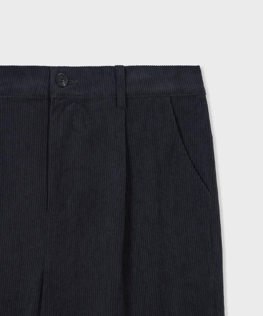 GLW Comfort Elastic Corduroy Pants Navy