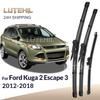 For Ford Kuga 2 Escape C520 2012-2018 2013 2014 Wiper Front & Rear Wiper Blades Windshield Windscreen Window Brushes 28"+28"+11"