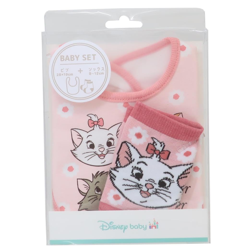 

Stylish Cat Baby Set Bib Disney [Baby Items] & Socks/Flower