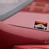 11.5x7.6CM Driver Is Gay Car Hood Creative Decals Auto Both Side Body Cover Scratches Stickers Window Trunk  Attention Mark