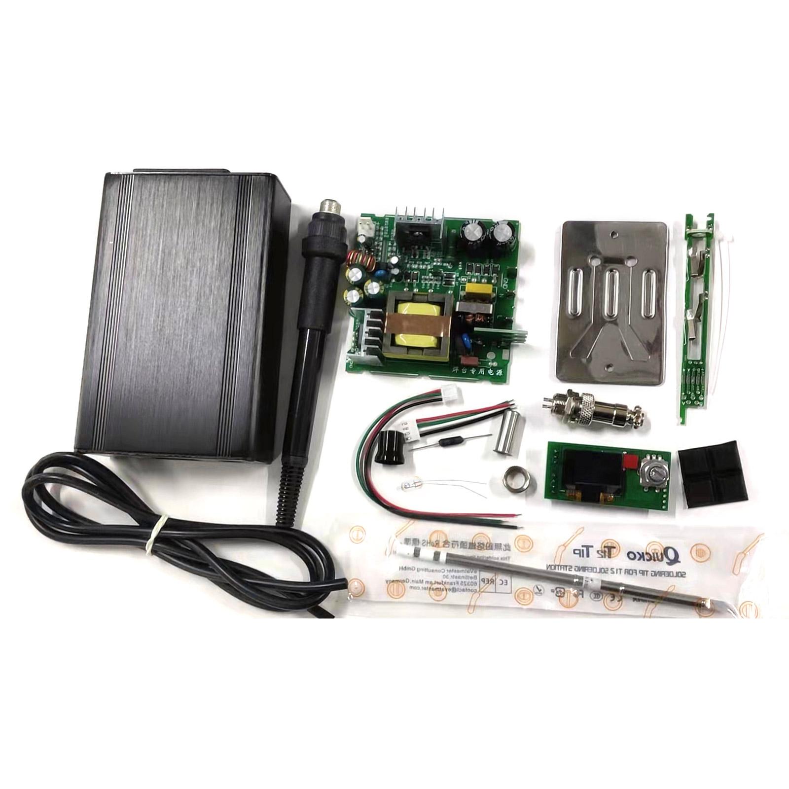 

Электрический блок T12, цифровая паяльная станция, наборы регуляторов температуры для HAKKO T12, наборы для рукоделия с ручкой, светодиодный дисплей