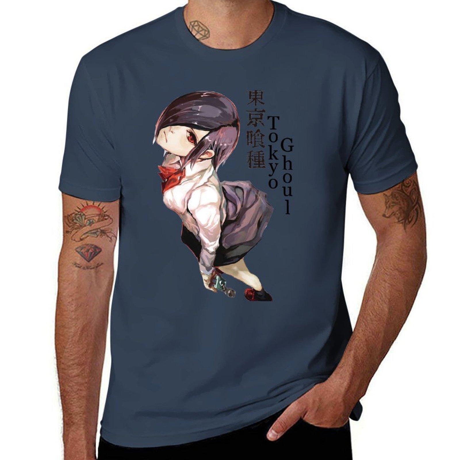 

Футболка Tokyo Touka Базовая однотонная футболка для повседневного ношения S