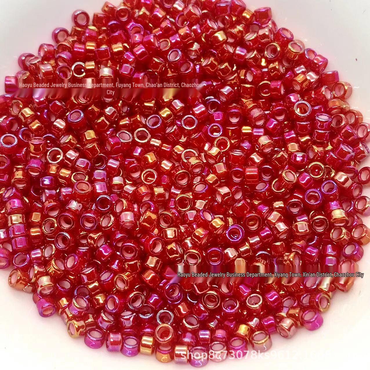 Antique-Style 2.5mm Iridescent Glass Seed Beads in Natural Color for DIY Jewelry and Ornament Crafting 2.5MM (450g)