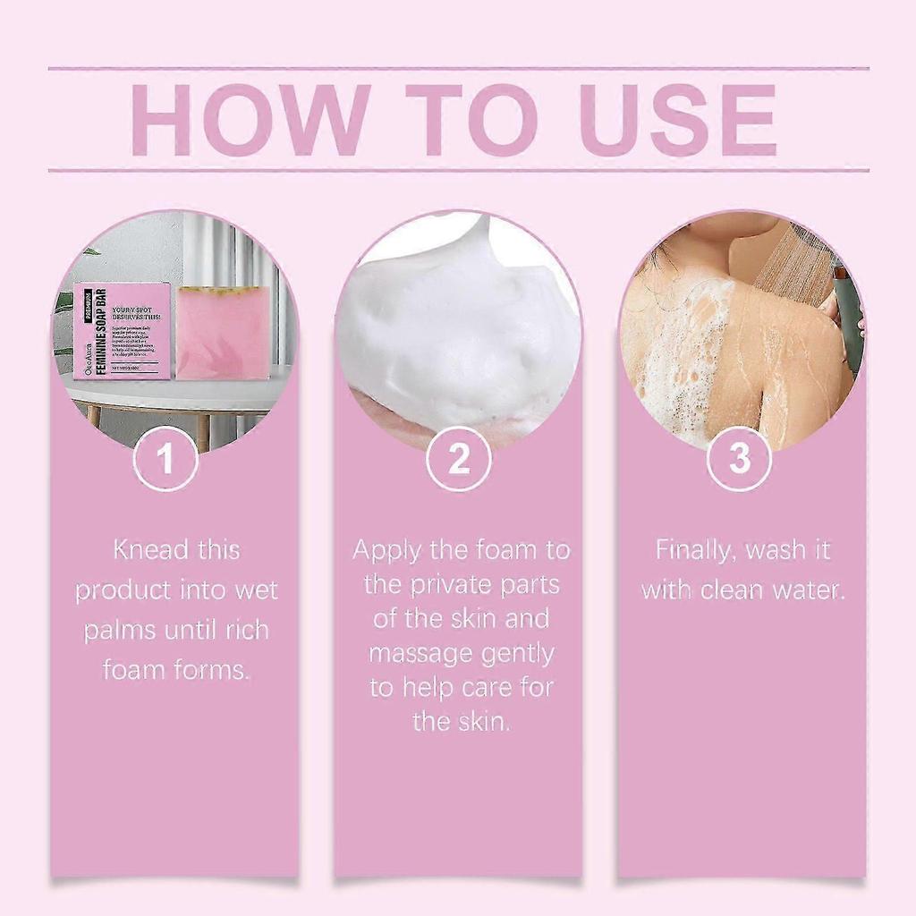 Women's pH-Balanced Gentle Cleansing Soap for Private Parts  Moisturizing, Refreshing Body Care, 100g