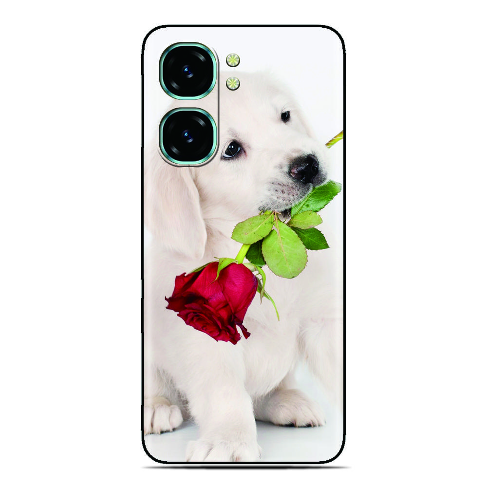 Cute Dog Puppy Cover for Xiaomi 17 Pro Max Poco C85 C65 C71 F8 Ultra M7 M4 Redmi K90 A5 15 15C 5G 13C 12C 10C 4G Phone Case