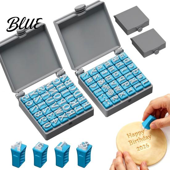 Alphabet Stamps for Clay 72Pcs/Set Concrete And Clay Includes Uppercase Lowercase Letters Numbers Symbols DIY Pottery Imprint Tools with Anti-reverse