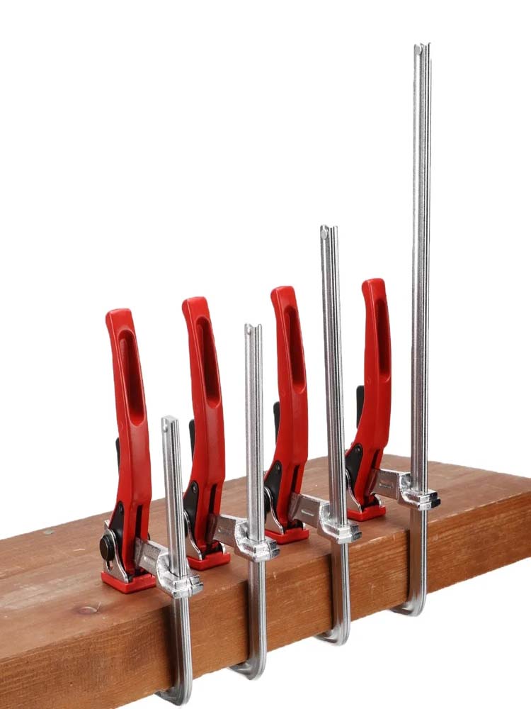 Quick Guide Rail Clamp Carpenter F Clamp Quick Clamping for MFT and Guide Rail System Hand Tool Woodworking DIY