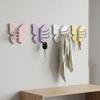 4PCS Wall Mounted Rotating Butterfly Wall Hooks Plastic Corner Hooks  Kitchen