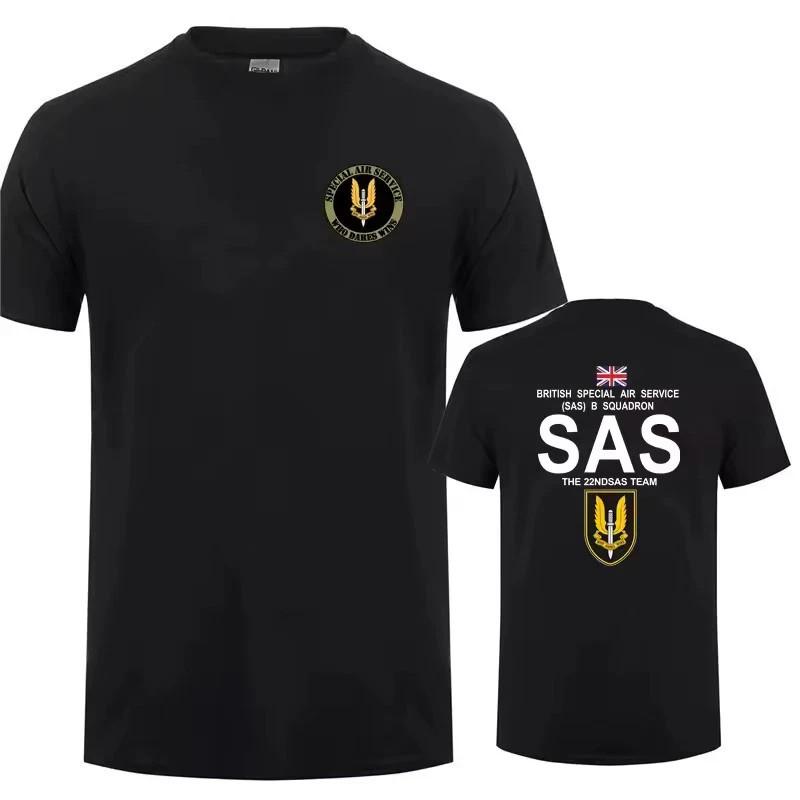 Unisex Sas Sniper Militär Armee T-Shirt 2026 Spezialeinheiten Baumwoll-T-Shirt