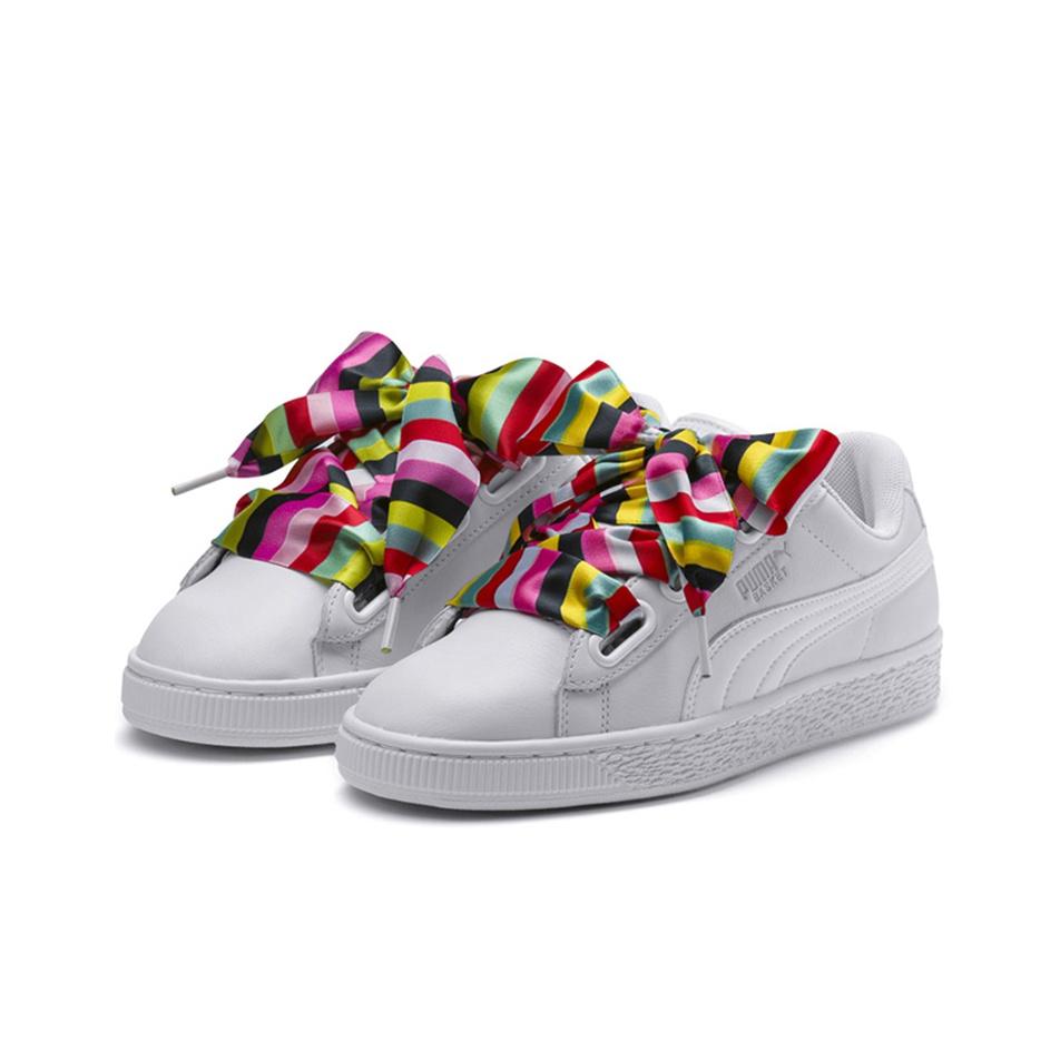 Puma Basket Heart Generation Hustle Dámské tenisky Bílá Fair-Aqua 369479-02