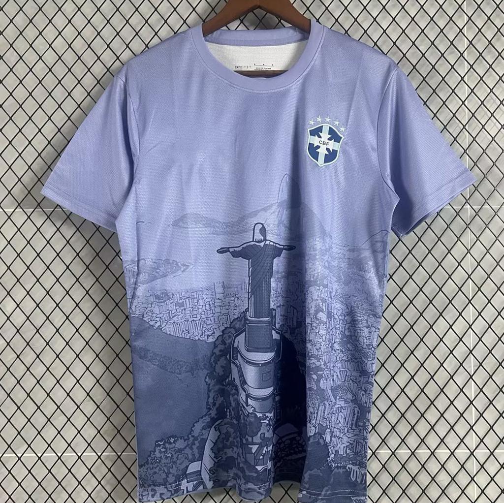 Fünf Sterne Brasilien Heim Auswärts 980204 Retro Trikot Nationalmannschaft Fan Edition Thailändischer Fußball
