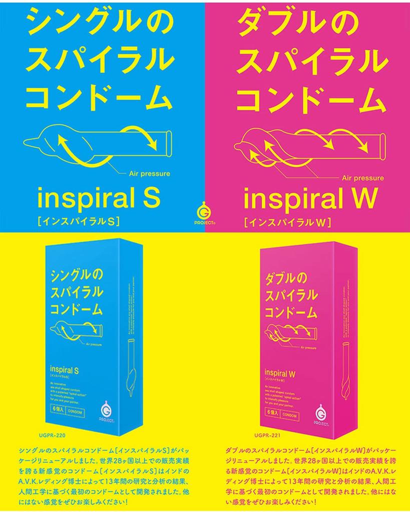 Inspiral Inspiral Okamoto 1 Stick Lotion Okamoto 001 Set S, W, 0.01 Condom, Included,