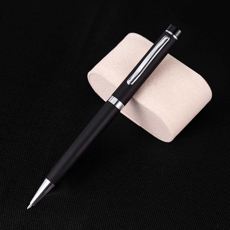Anpassningsbar metallkulspetspenna: Snygg design för affärer, skrivande och reklam med anpassningsbara logotyper