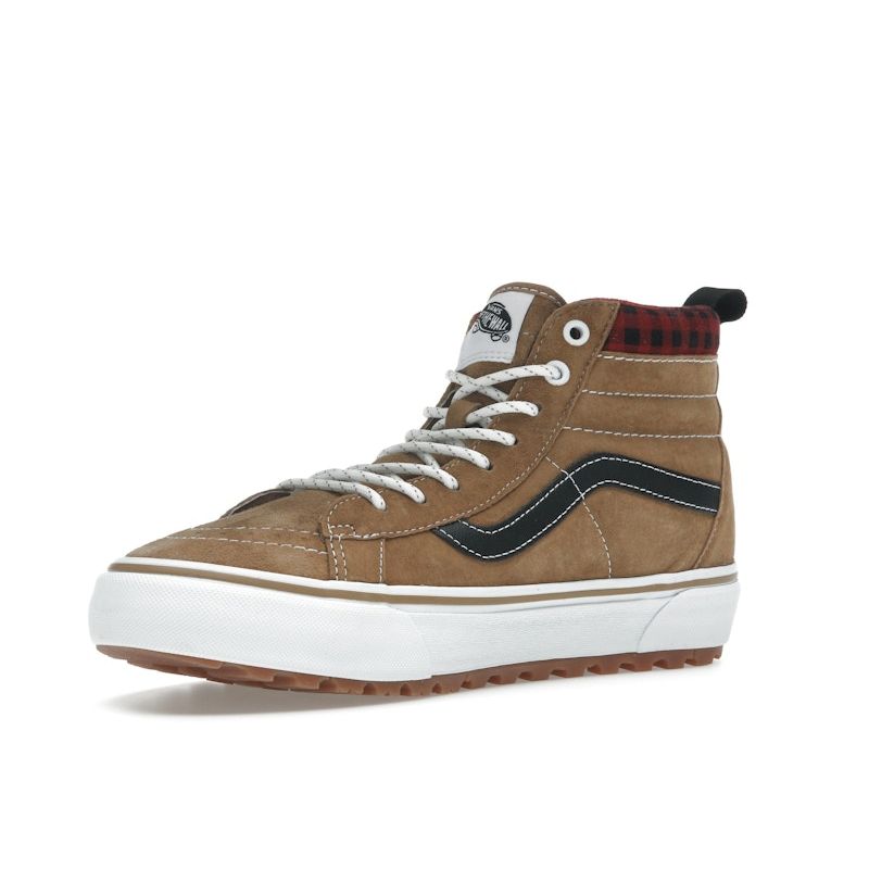 Vans Unisexové tenisky Sk8-Hi MTE-1 Plaid Brown Černé VN0A5HZYY49