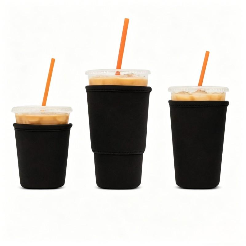 

3pcs Hot Cold Beverages Cup Insulator Neoprene Insulated Cup Sleeves for Most Coffee Cups