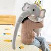 Lovely Stuffed Lying Elephant Plush Toys Big Size Cartoon Elephant Pillow Dolls Children Girls Birthday Gift