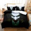 2D Print Joker Bedding Set Boys Girls Twin Queen King Size Duvet Cover Pillowcase Bed Boys Adult Home Textileextile