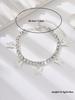 1PC Fashion Sparkling Butterfly Pendant Foot Chain Bracelet for Ladies Outdoor Travel Banquet Party Holiday Gift-6028
