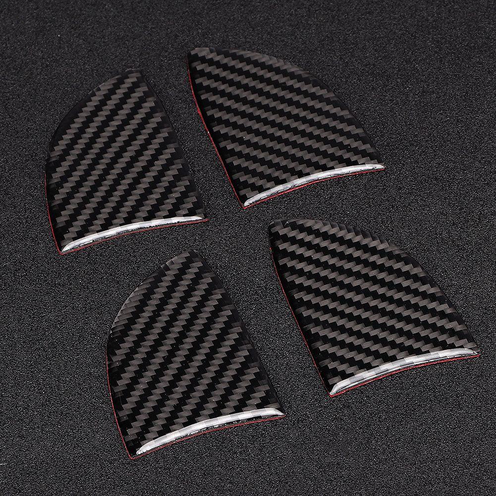 4pcs Door Inner Bowl Carbon Fiber Interior Trim Fit for Lexus NX 200 200t 300h 14 19